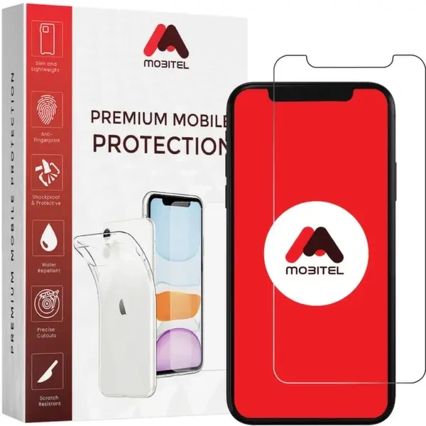 Mobitel Tempered Glass Clear Screen Protector for iPhone X, iPhone Xs, iPhone 11 Pro